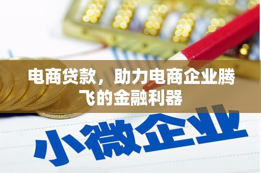 会昌电商贷款，助力电商企业腾飞的金融利器