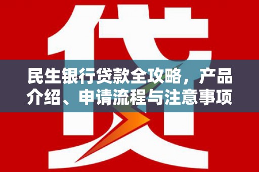 会昌民生银行贷款全攻略，产品介绍、申请流程与注意事项